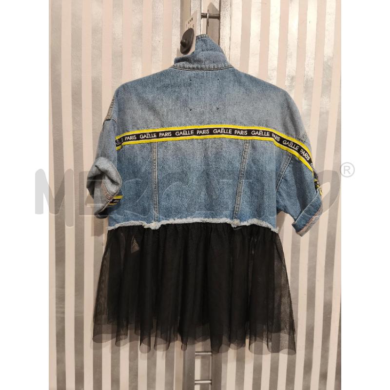 GIACCA DONNA GAELLE IN JEANS SOTTO TULLE NERO | Mercatino dell'Usato Campobasso 4