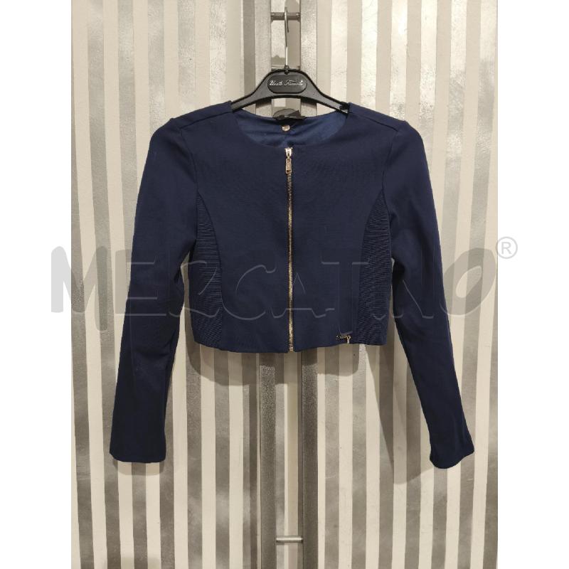 GIACCA DONNA GUESS CORTA BLU ZIP | Mercatino dell'Usato Campobasso 1