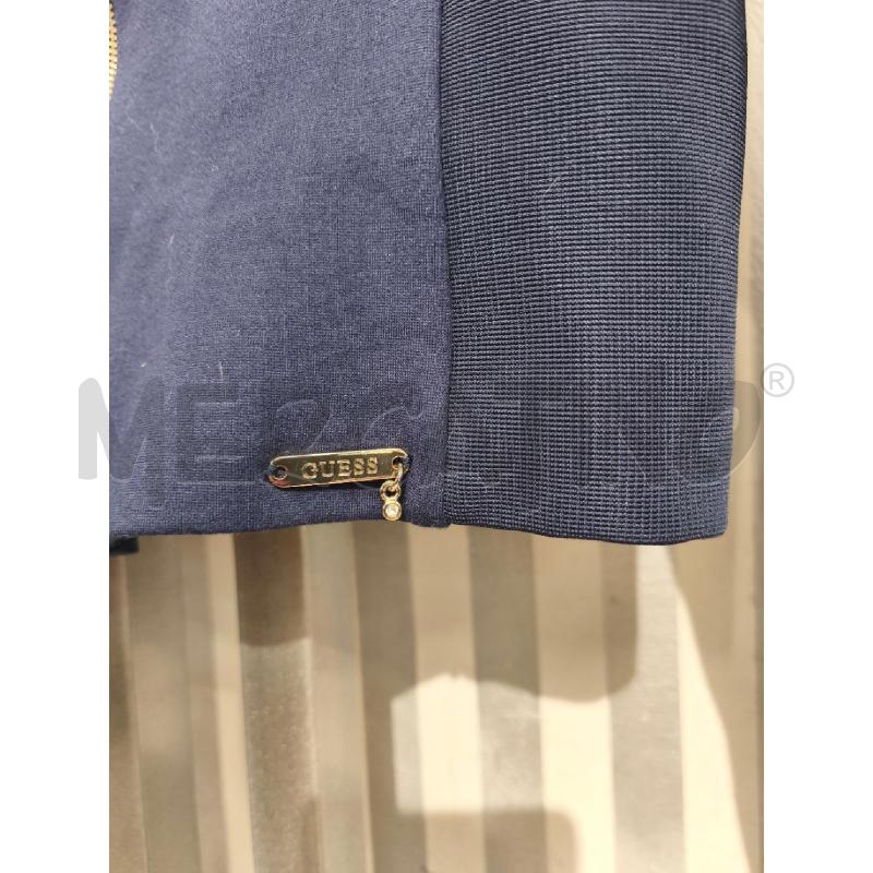 GIACCA DONNA GUESS CORTA BLU ZIP | Mercatino dell'Usato Campobasso 3