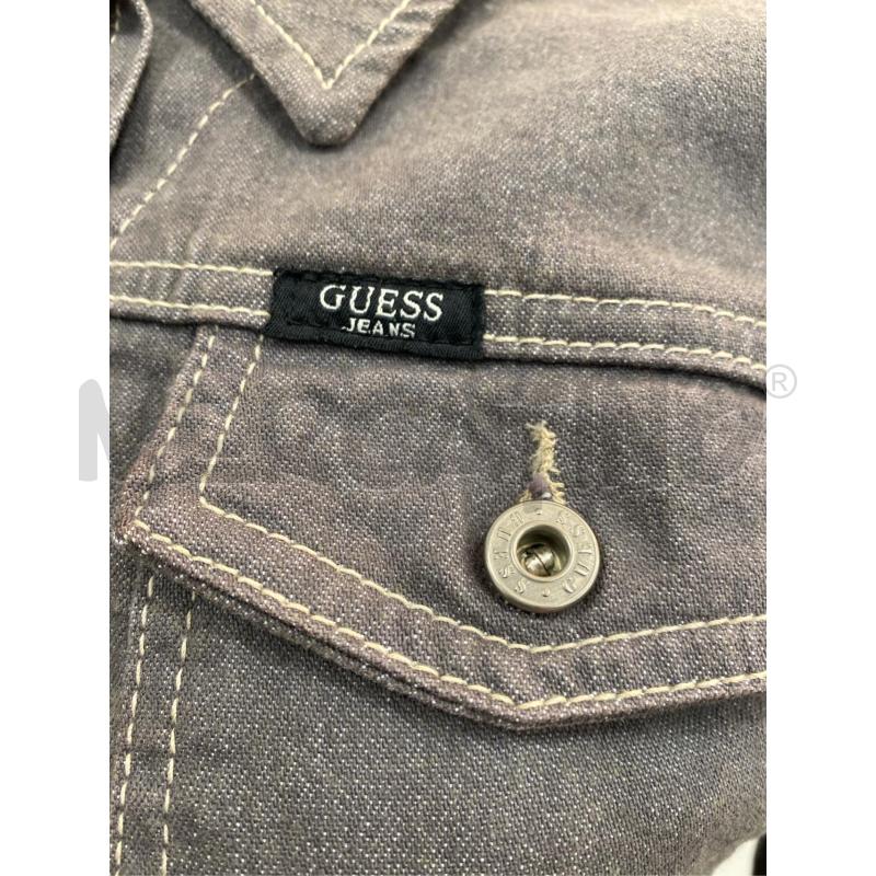 GIACCA DONNA GUESS IN JEANS GRIGIA CUCITURE PANNA | Mercatino dell'Usato Campobasso 2