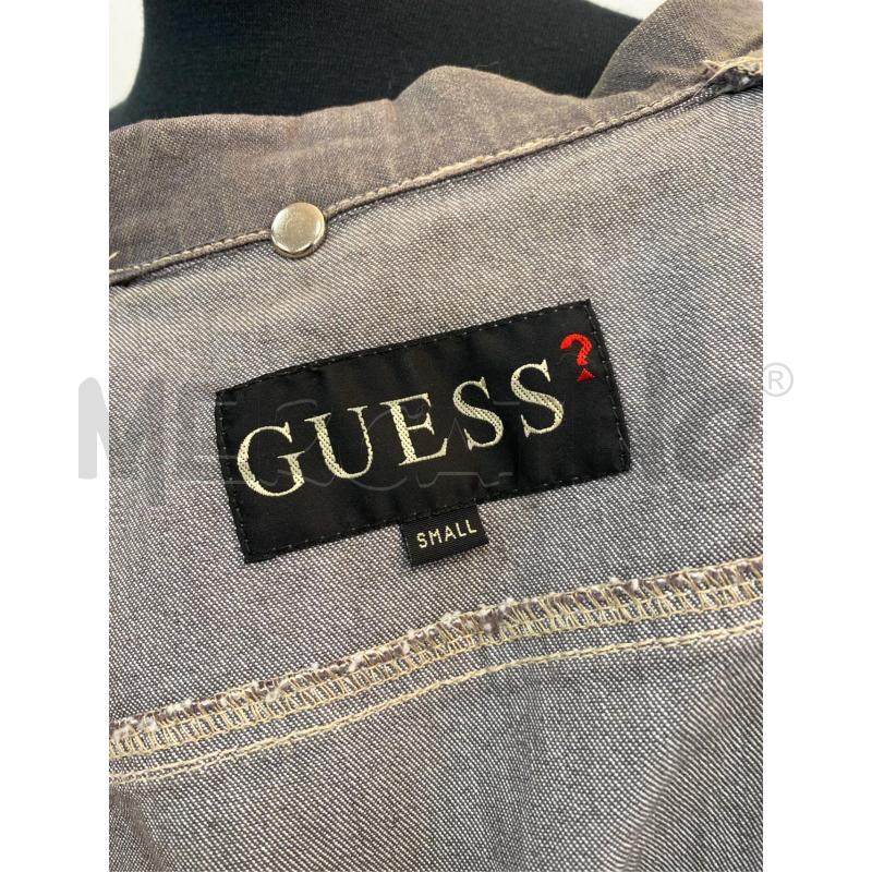 GIACCA DONNA GUESS IN JEANS GRIGIA CUCITURE PANNA | Mercatino dell'Usato Campobasso 5