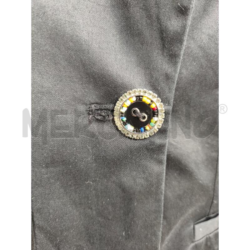 GIACCA DONNA LOVE MOSCHINO NERA BOTTONI PERLINE COLORATE | Mercatino dell'Usato Campobasso 2