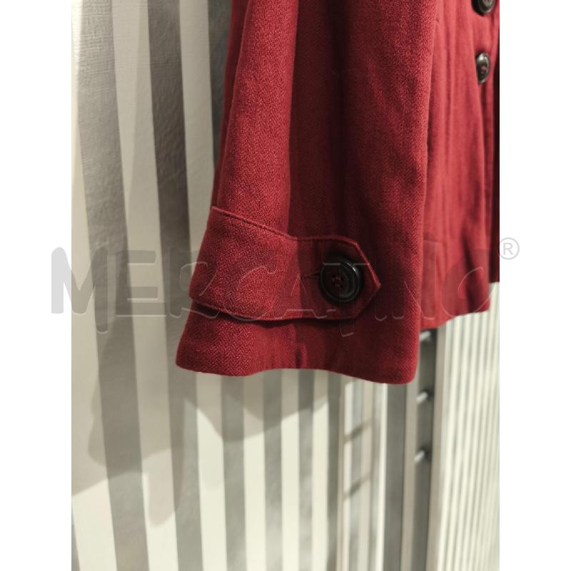 GIACCA DONNA MANILA GRACE ROSSO SCURO INTERNO FIORI | Mercatino dell'Usato Campobasso 3