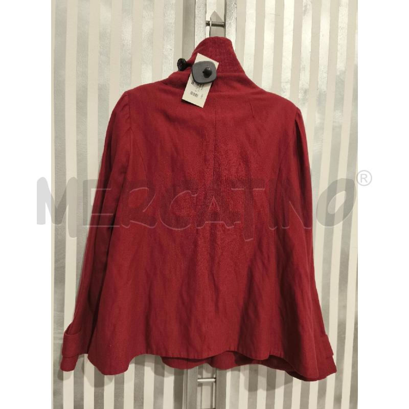 GIACCA DONNA MANILA GRACE ROSSO SCURO INTERNO FIORI | Mercatino dell'Usato Campobasso 4