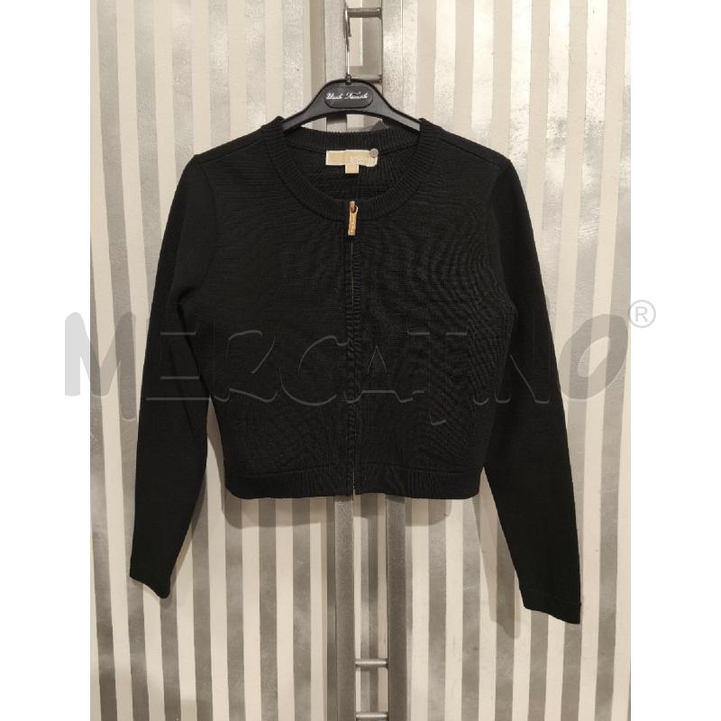 GIACCA DONNA MICHAEL KORS NERA ELASTICIZZATA ZIP DORATA | Mercatino dell'Usato Campobasso 1