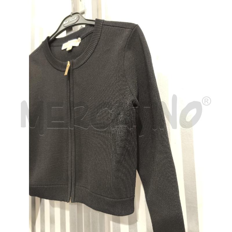 GIACCA DONNA MICHAEL KORS NERA ELASTICIZZATA ZIP DORATA | Mercatino dell'Usato Campobasso 4