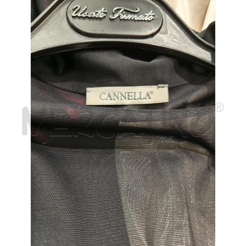 GIACCA DONNA NERA CANNELLA TRASPARENTE | Mercatino dell'Usato Campobasso 5
