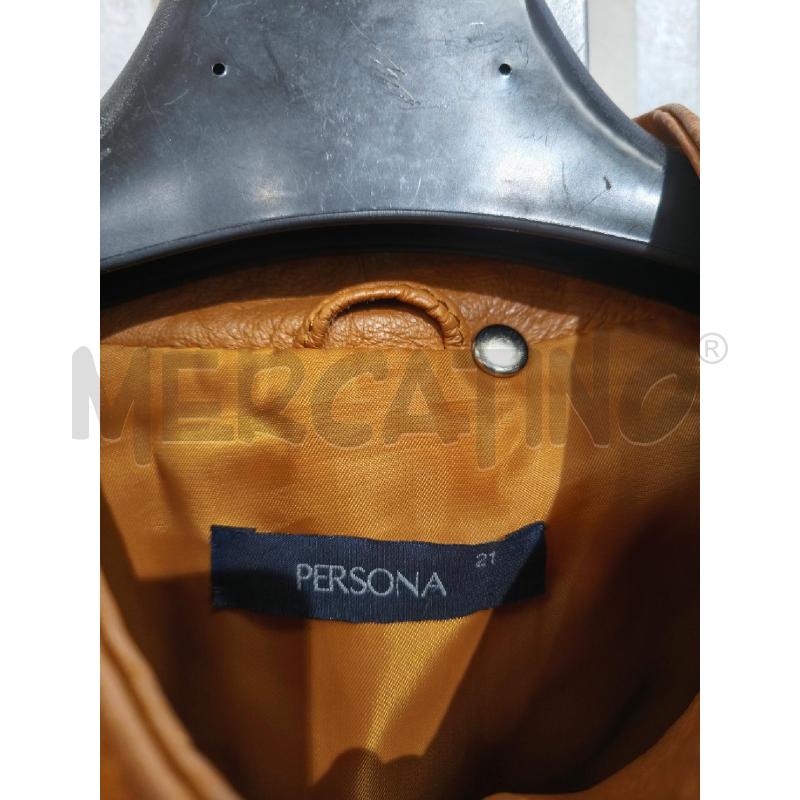 GIACCA DONNA PERSONA PELLE CARAMELLO | Mercatino dell'Usato Campobasso 2