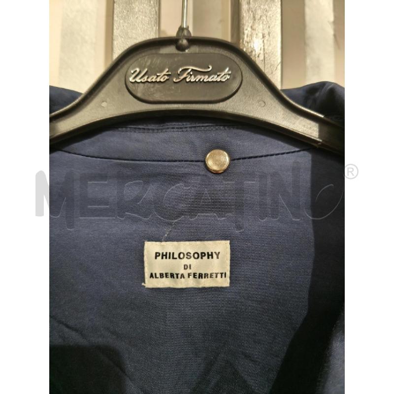 GIACCA DONNA PHILOSOPHY ALBERTA FERRETTI BLU | Mercatino dell'Usato Campobasso 2