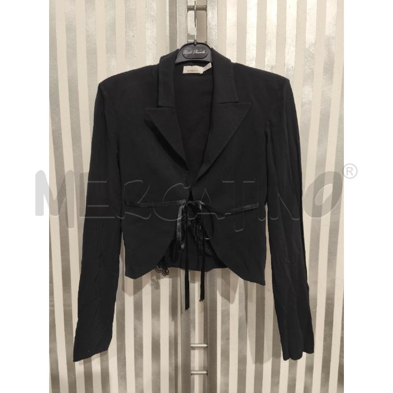 GIACCA DONNA PINKO BLU SCURO NASTRINO NERO | Mercatino dell'Usato Campobasso 1