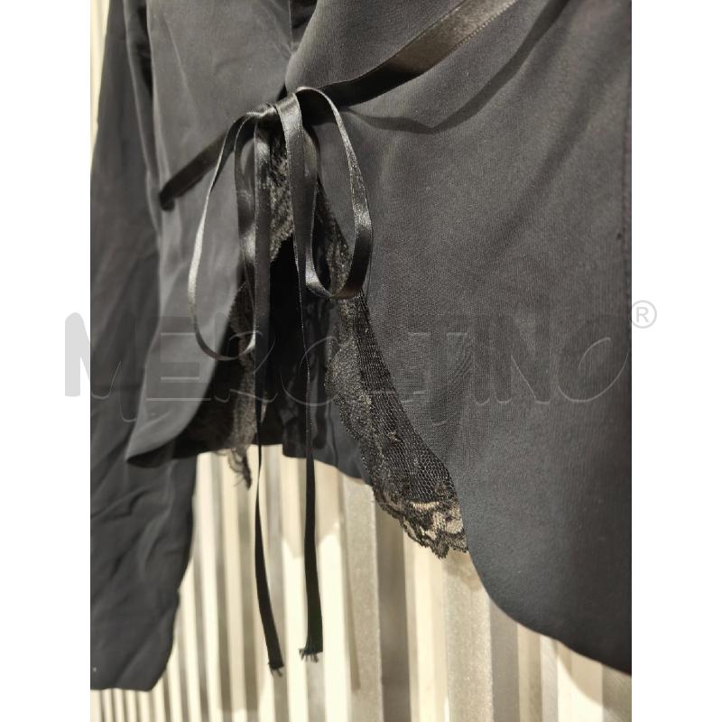 GIACCA DONNA PINKO BLU SCURO NASTRINO NERO | Mercatino dell'Usato Campobasso 4