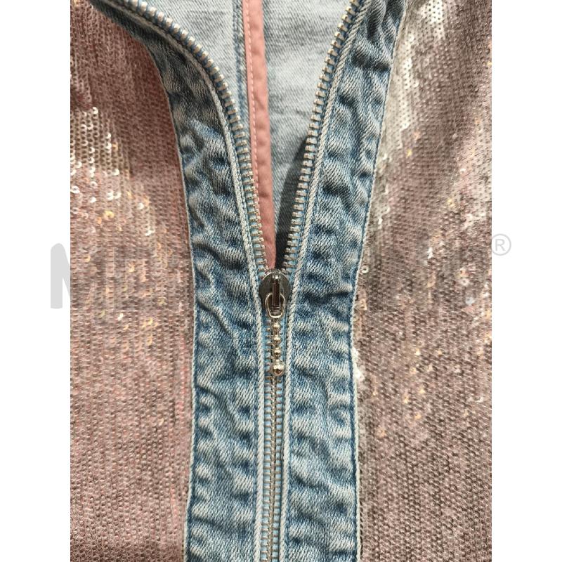 GIACCA DONNA PINKO IN JEANS PAILETTES ARGENTATE | Mercatino dell'Usato Campobasso 3