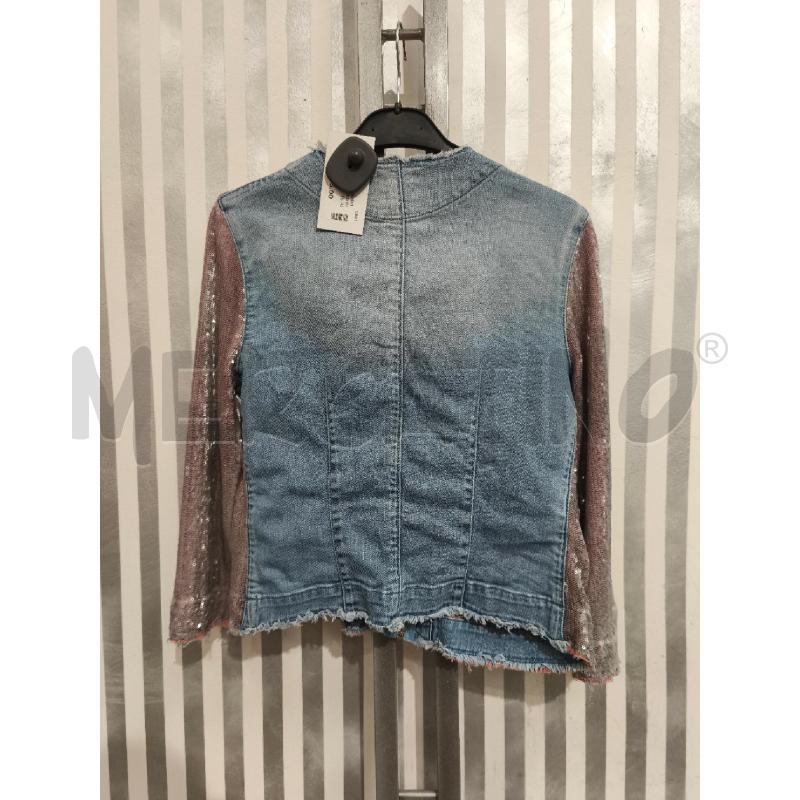 GIACCA DONNA PINKO IN JEANS PAILETTES ARGENTATE | Mercatino dell'Usato Campobasso 5