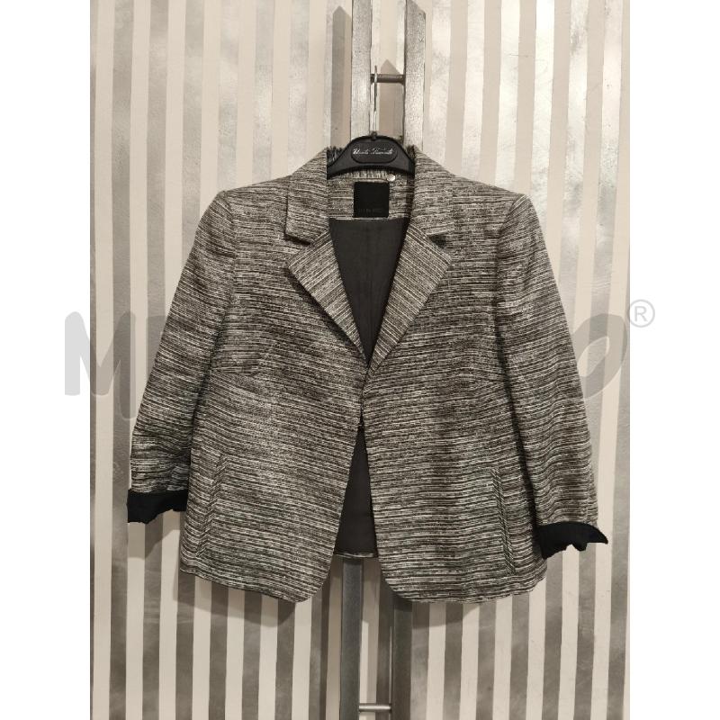 GIACCA DONNA PINKO RIGHE PANNA GRIGIE GLITTER | Mercatino dell'Usato Campobasso 1