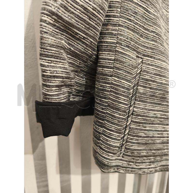 GIACCA DONNA PINKO RIGHE PANNA GRIGIE GLITTER | Mercatino dell'Usato Campobasso 2