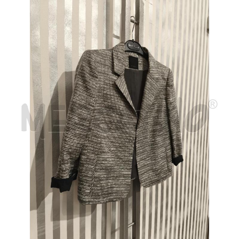 GIACCA DONNA PINKO RIGHE PANNA GRIGIE GLITTER | Mercatino dell'Usato Campobasso 3
