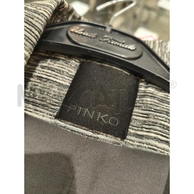 GIACCA DONNA PINKO RIGHE PANNA GRIGIE GLITTER | Mercatino dell'Usato Campobasso 5