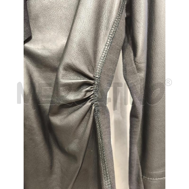 GIACCA DONNA PINKO VERA PELLE NERA CON BALZE | Mercatino dell'Usato Campobasso 4