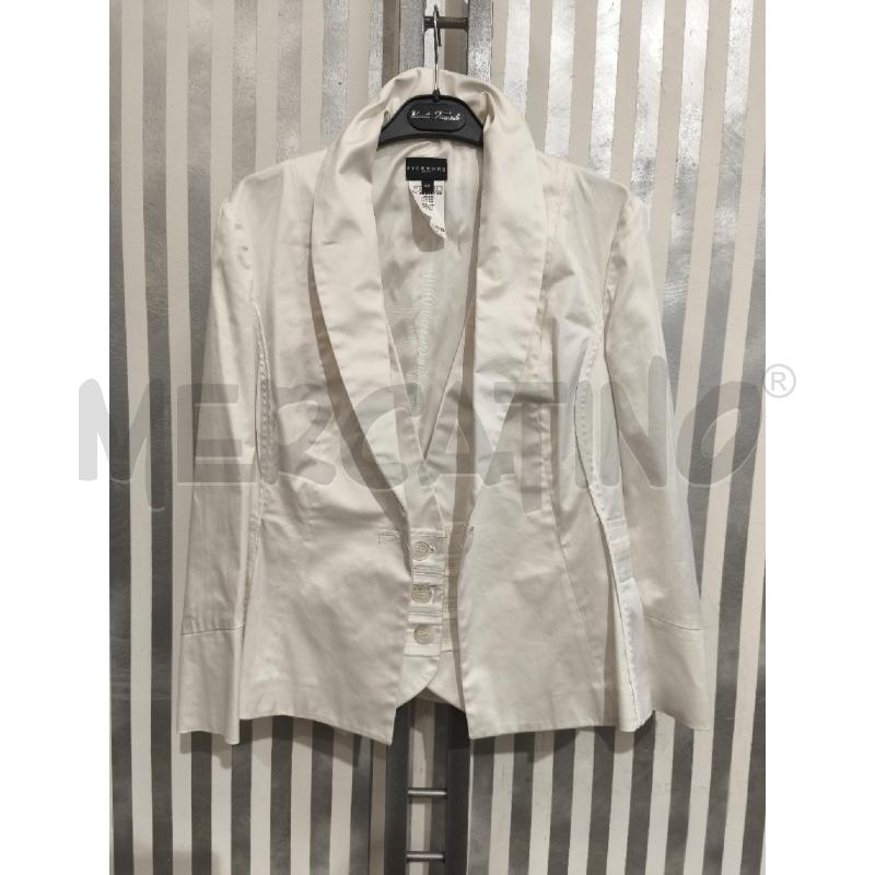 GIACCA DONNA RICHMOND CON GILET BIANCO | Mercatino dell'Usato Campobasso 1