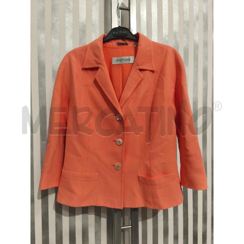 GIACCA DONNA SPORTMAX COLOR PESCA | Mercatino dell'Usato Campobasso 1