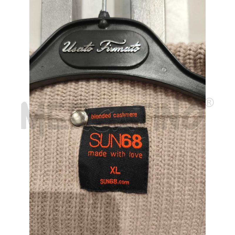 GIACCA DONNA SUN68 BEIGE A MAGLIA | Mercatino dell'Usato Campobasso 2