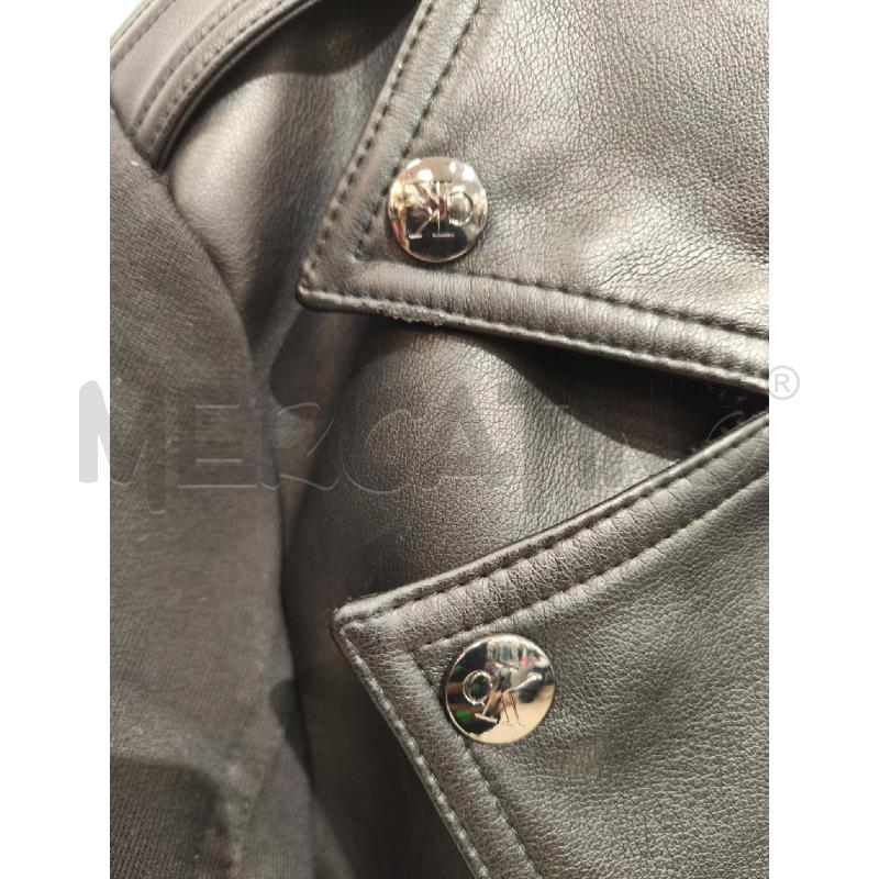 GIACCA UOMO CALVIN KLEIN JEANS NERA SIMILPELLE MANICHE FELPA | Mercatino dell'Usato Campobasso 3