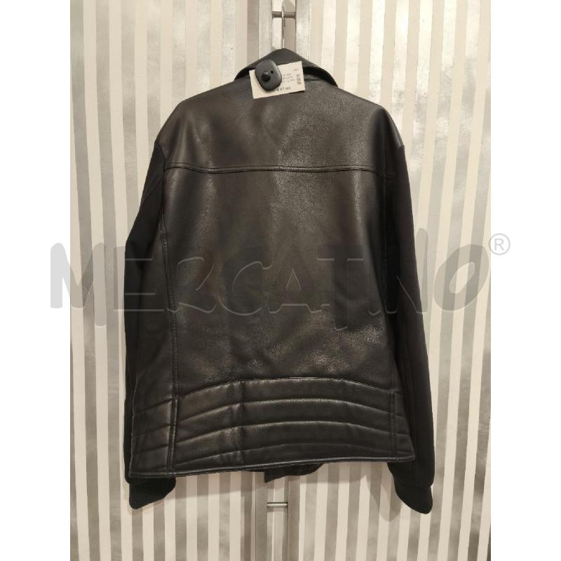 GIACCA UOMO CALVIN KLEIN JEANS NERA SIMILPELLE MANICHE FELPA | Mercatino dell'Usato Campobasso 5