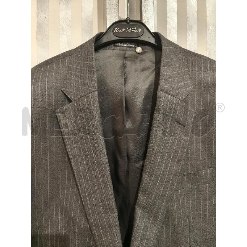 GIACCA UOMO CARTIER GRIGIA GESSATA | Mercatino dell'Usato Campobasso 2
