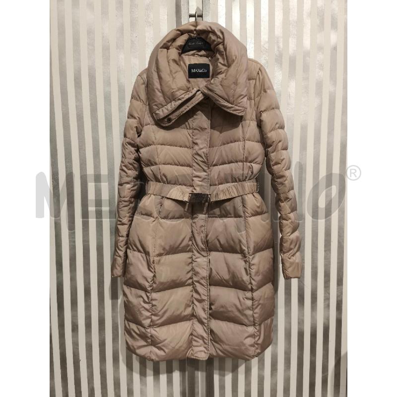 GIACCONE DONNA MAX&CO BEIGE CINTURA | Mercatino dell'Usato Campobasso 1