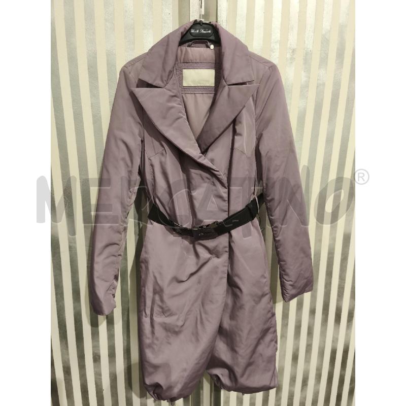 GIACCONE DONNA SCERVINO STREET LILLA DOPPIOPETTO CON CINTURA | Mercatino dell'Usato Campobasso 1