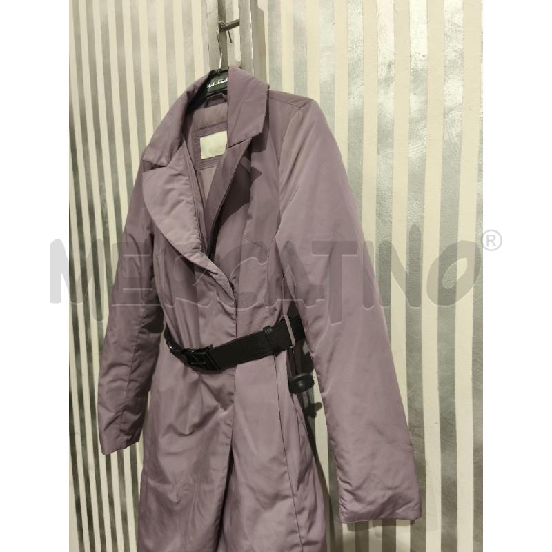GIACCONE DONNA SCERVINO STREET LILLA DOPPIOPETTO CON CINTURA | Mercatino dell'Usato Campobasso 4