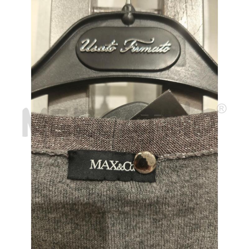 GILET DONNA MAX E CO GRIGIO GLITTERATO | Mercatino dell'Usato Campobasso 2