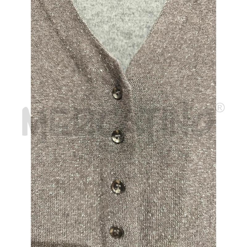 GILET DONNA MAX E CO GRIGIO GLITTERATO | Mercatino dell'Usato Campobasso 3
