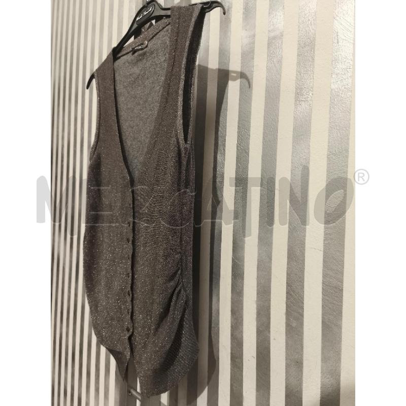 GILET DONNA MAX E CO GRIGIO GLITTERATO | Mercatino dell'Usato Campobasso 4