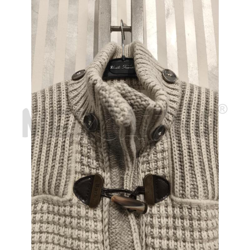 GIUBBINO DONNA BARK PANNA E GRIGIO CON ALAMARI | Mercatino dell'Usato Campobasso 2