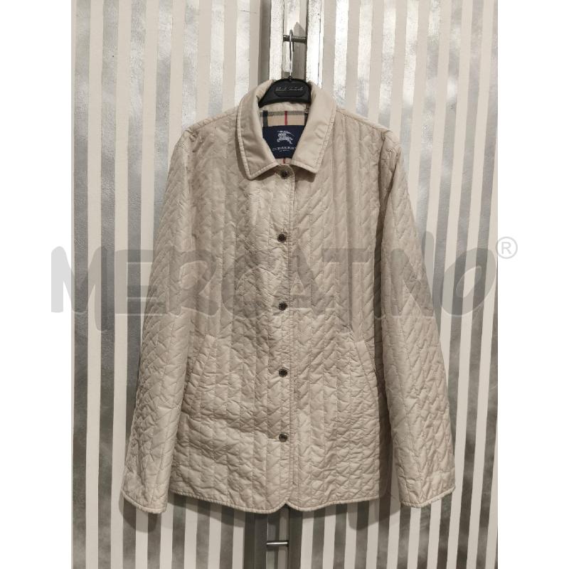 GIUBBINO DONNA BURBERRY BEIGE LEGGERO | Mercatino dell'Usato Campobasso 1