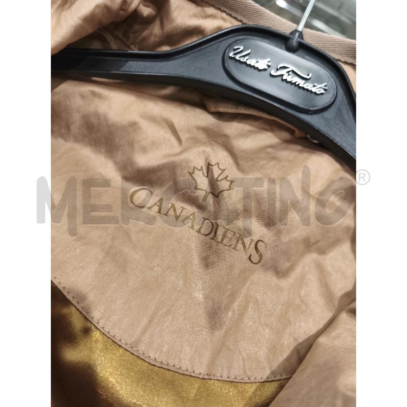 GIUBBINO DONNA CANADIENS BEIGE IMPERMEABILE | Mercatino dell'Usato Campobasso 5