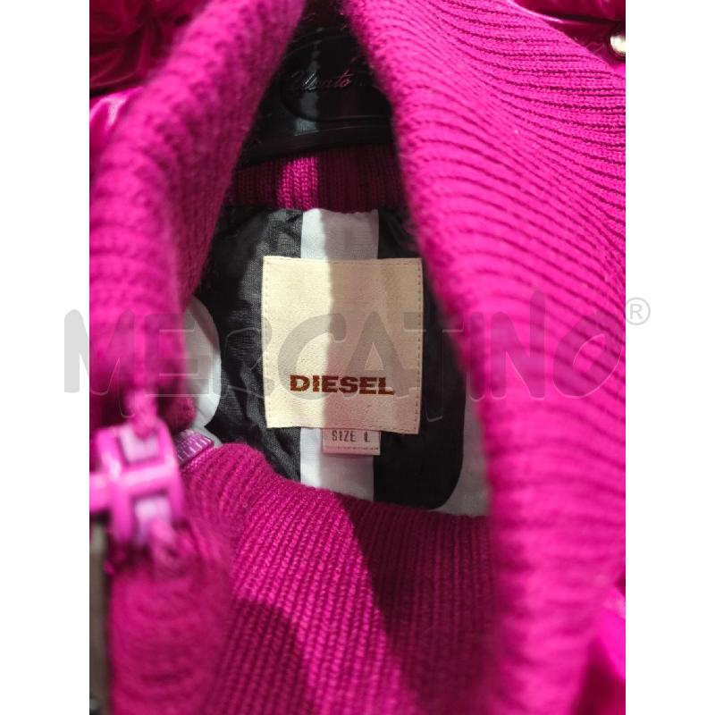 GIUBBINO DONNA DIESEL FUXIA INTERNO NERO BIANCO | Mercatino dell'Usato Campobasso 2