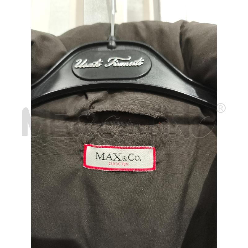 GIUBBINO DONNA MAX&CO MARRONE CON CINTURA | Mercatino dell'Usato Campobasso 2