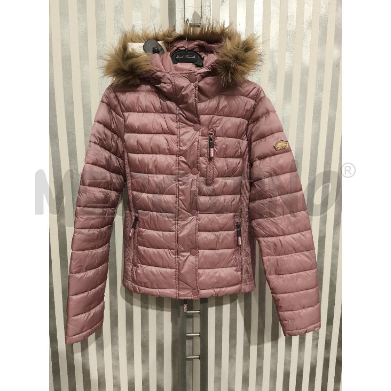 GIUBBINO DONNA SUPERDRY ROSA CON CAPPUCCIO E DOPPIA ZIP | Mercatino dell'Usato Campobasso 1