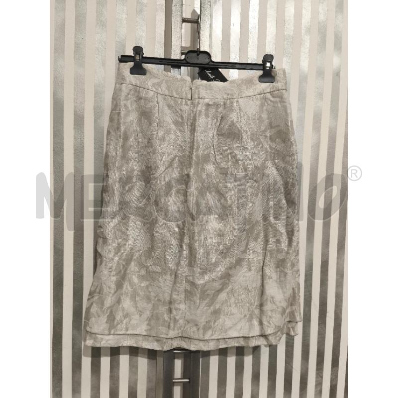 GONNA ARMANI COLLEZIONI BEIGE FIORI BIANCHI | Mercatino dell'Usato Campobasso 4