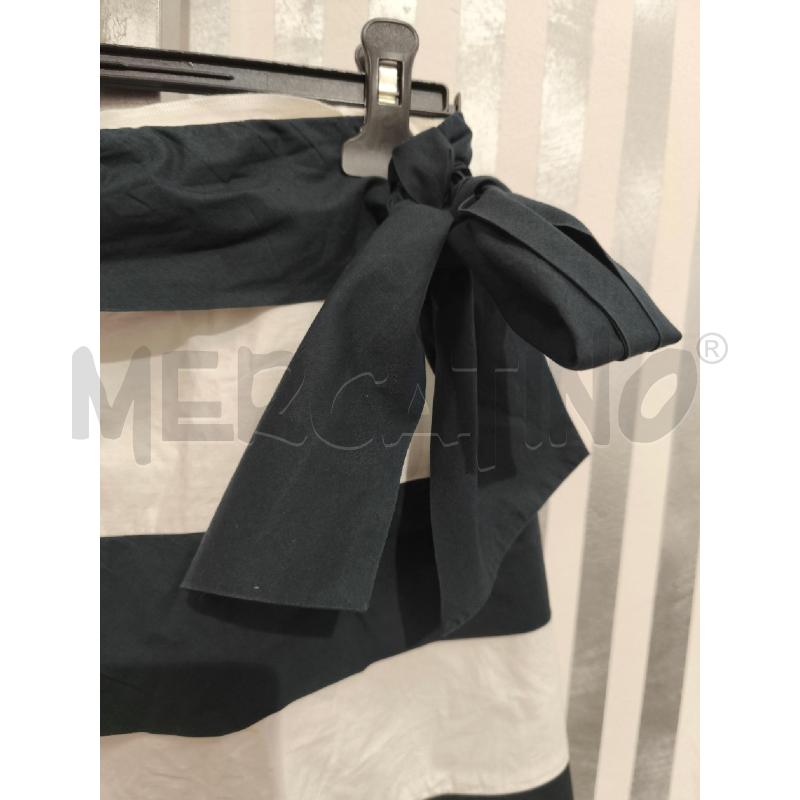 GONNA D MOSCHINO RIGHE BIANCHE BLU | Mercatino dell'Usato Campobasso 2