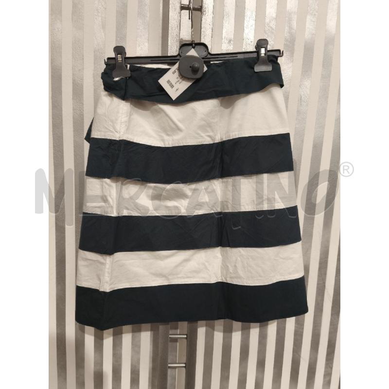 GONNA D MOSCHINO RIGHE BIANCHE BLU | Mercatino dell'Usato Campobasso 4