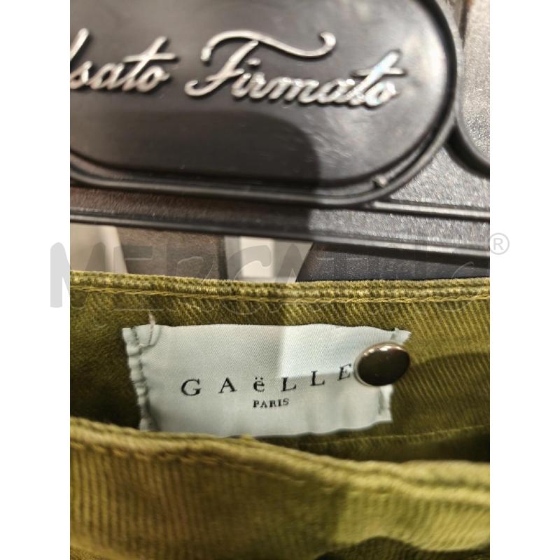GONNA GAELLE VERDE OLIVA SOTTO TULLE NERO | Mercatino dell'Usato Campobasso 2