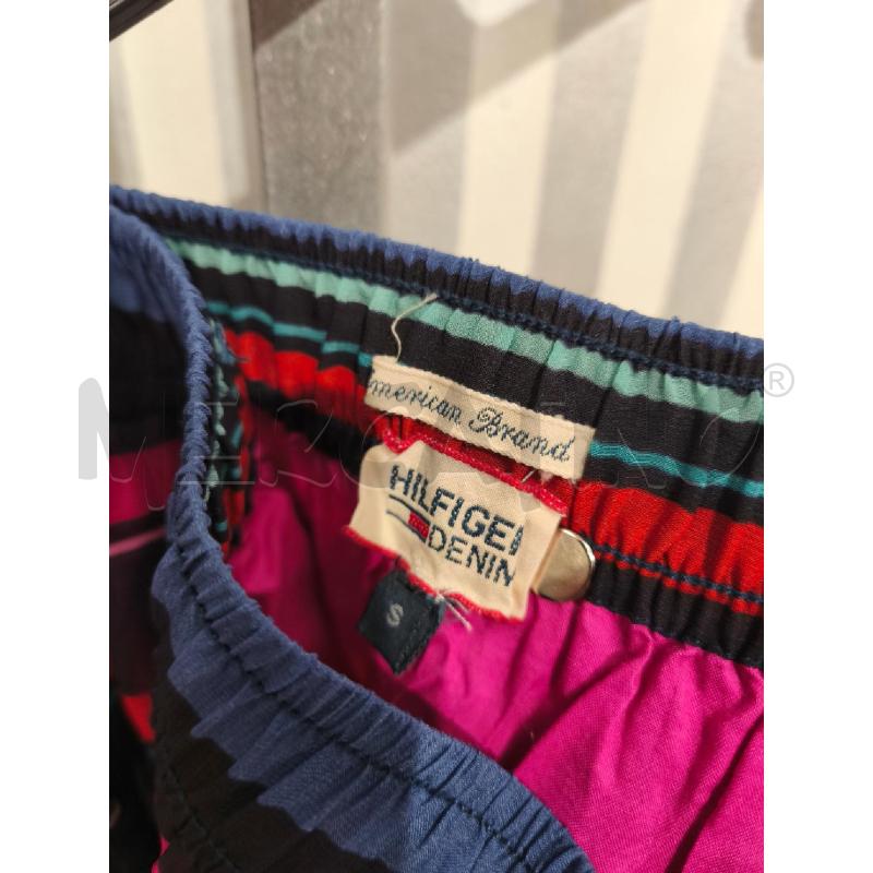 GONNA HILFIGER DENIM NERA A FIORI FODERA FUXIA | Mercatino dell'Usato Campobasso 5