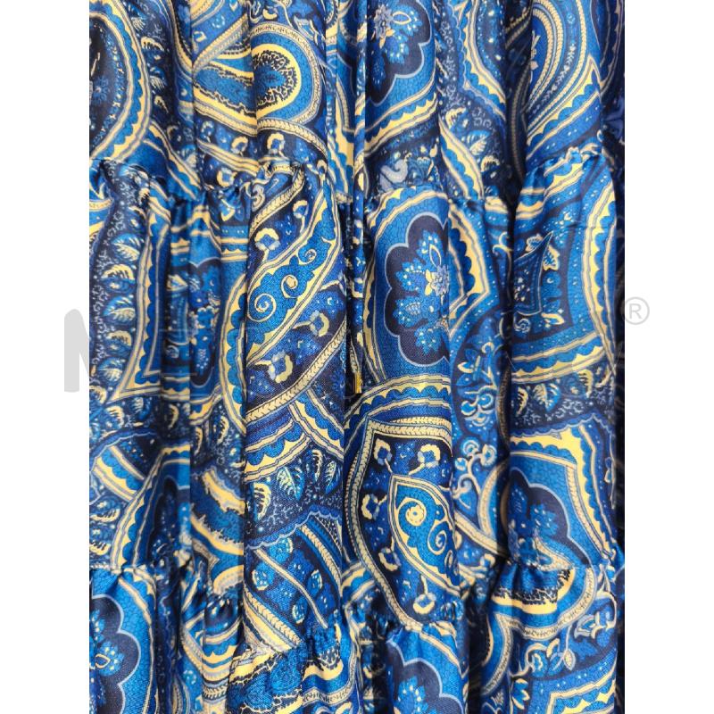 GONNA LAUREN RALPH LAUREN DAMASCATA BLU ELETTRICO BIANCO | Mercatino dell'Usato Campobasso 4