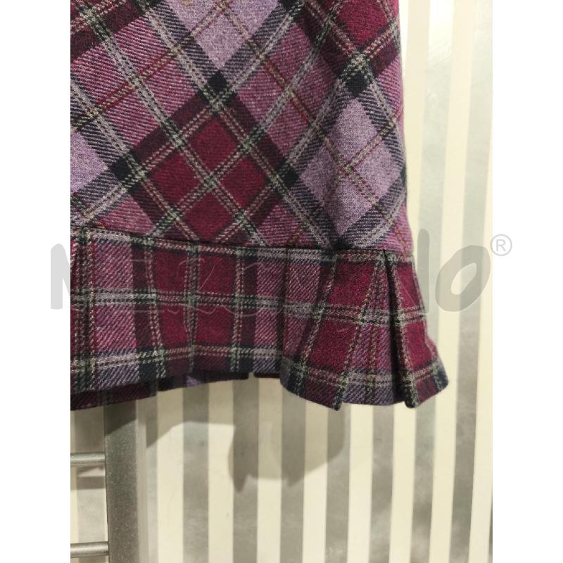 GONNA LUISA SPAGNOLI TARTAN LILLA BORDEAUX | Mercatino dell'Usato Campobasso 3