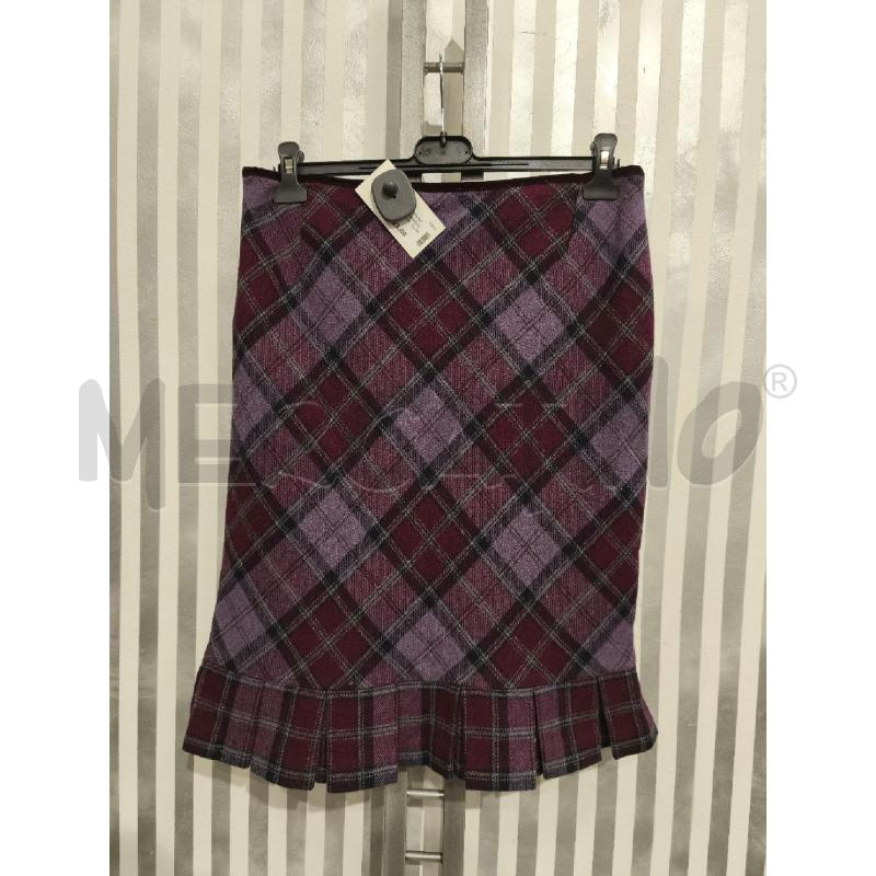 GONNA LUISA SPAGNOLI TARTAN LILLA BORDEAUX | Mercatino dell'Usato Campobasso 5
