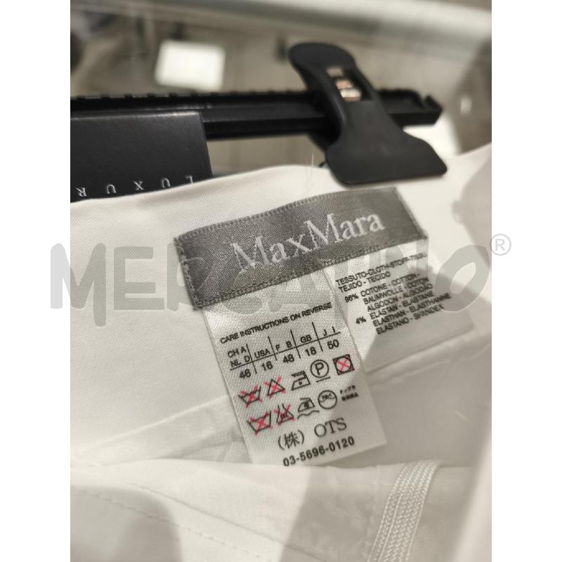 GONNA MAX MARA BIANCA  | Mercatino dell'Usato Campobasso 5