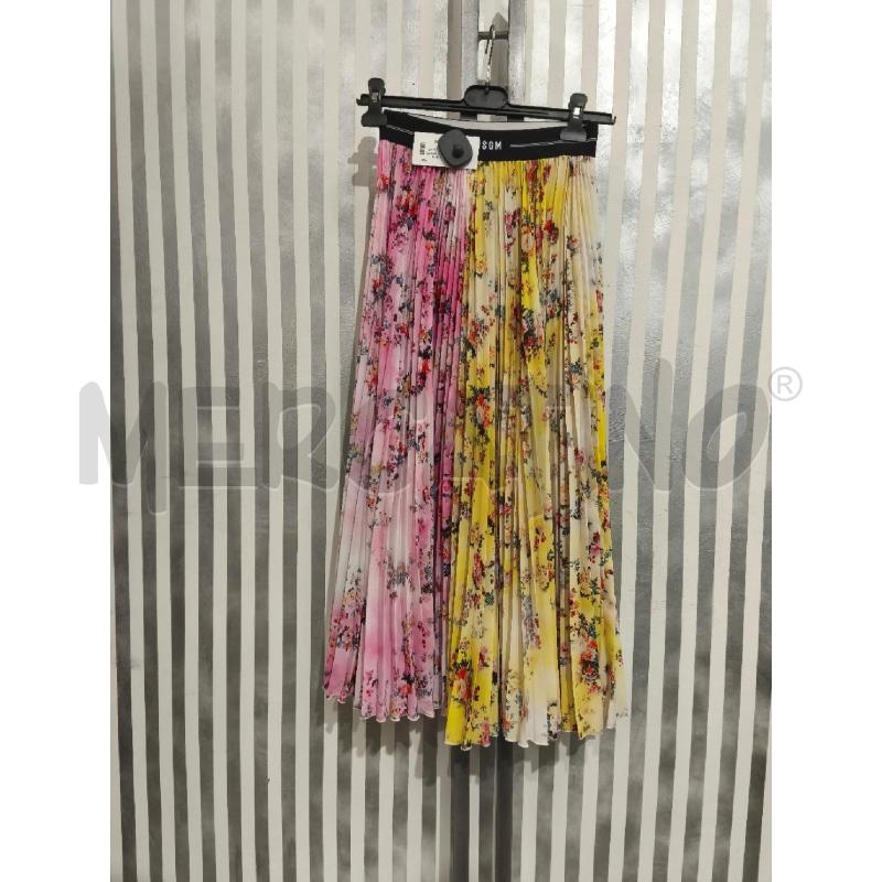 GONNA MSGM SFUMATURE GIALLE ROSA FIORELLINI | Mercatino dell'Usato Campobasso 2